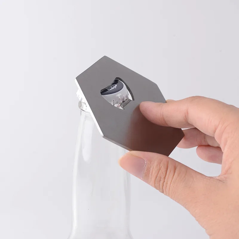 Hexagonal Stainless Steel Bottle Opener