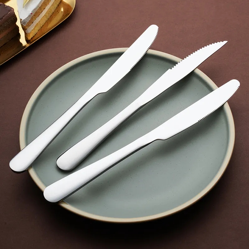 9-Inch Stainless Steel Steak and Butter Knife Flatware