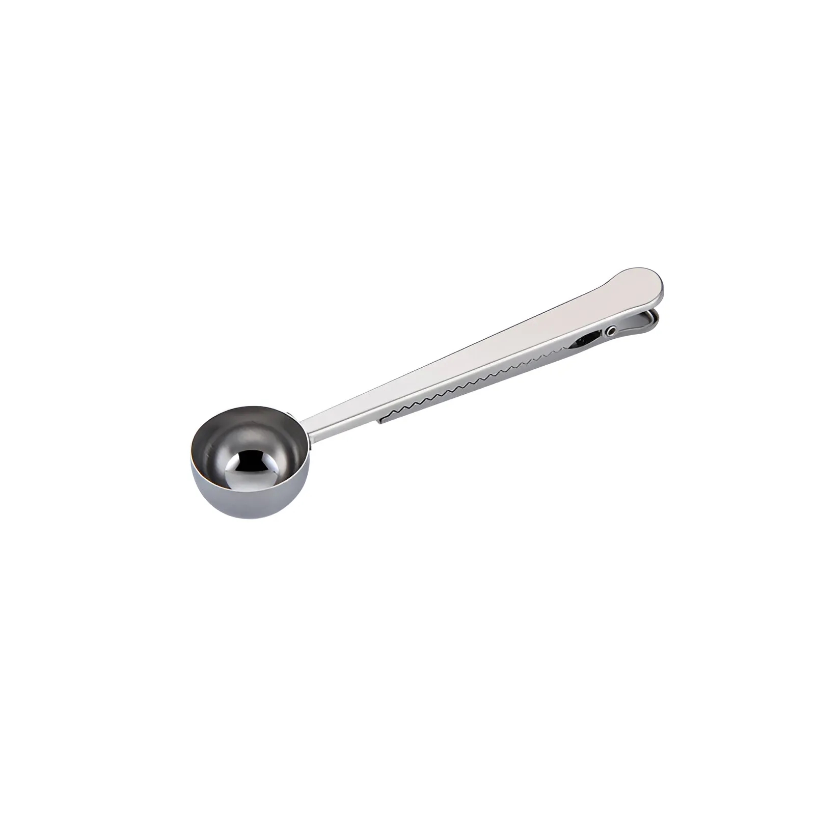 Stainless Steel Coffee Scoop with Bag Clip