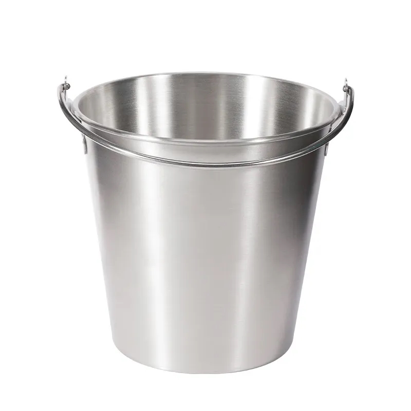 32oz Stainless Steel Mini Ice Bucket w/ Handle Snack Holder