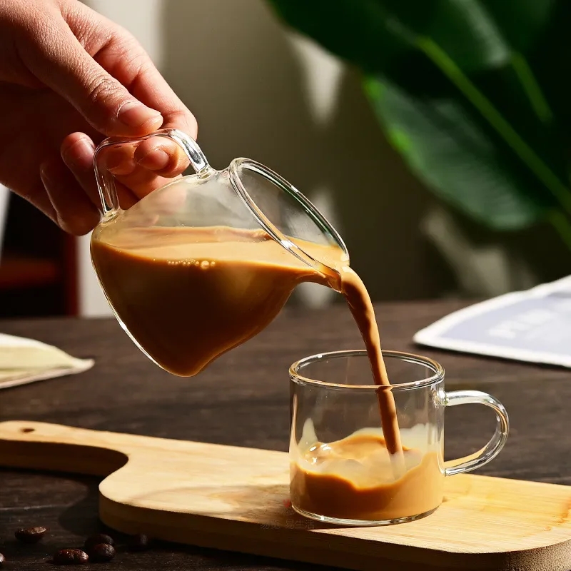 100ml Mini Glass Creamer Jug for Sauces, Milk, and Honey