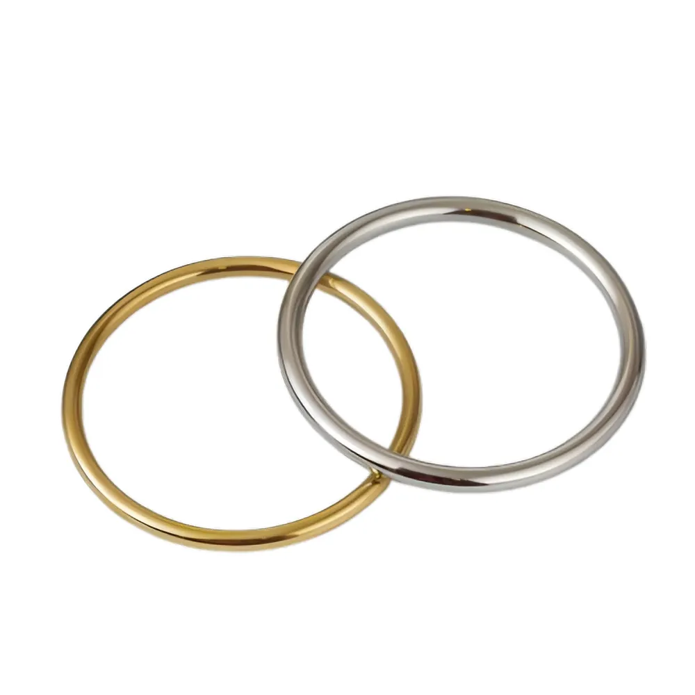 Solid Stainless Steel Bracelet Minimalist Polished Design