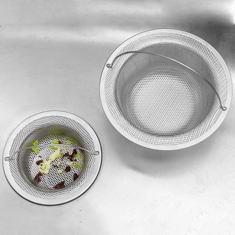 Stainless Steel Drain Strainer Basket for Kitchen Sinks