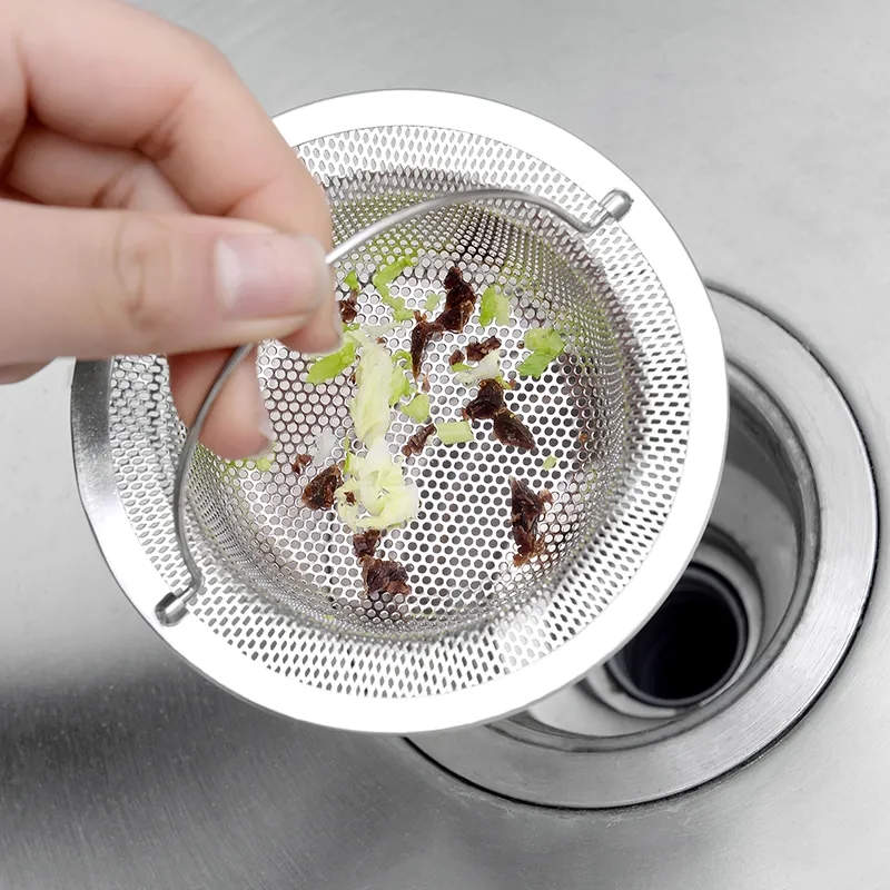 Stainless Steel Drain Strainer Basket for Kitchen Sinks